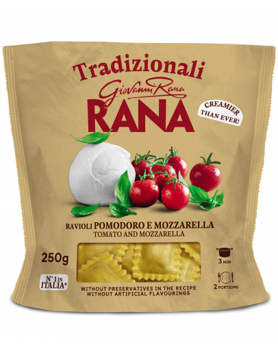 Ravioli s paradajkami a mozzarellou 250g