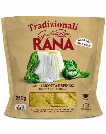 Ravioli s ricottou a špenátom 250g