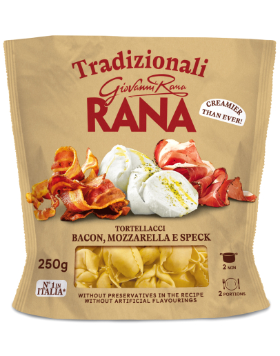 Tortelloni so speckom, slaninou a mozzarellou 250g Giovanni RANA Tortelloni so speckom, slaninou a mozzarellou 250g Giovanni RANA