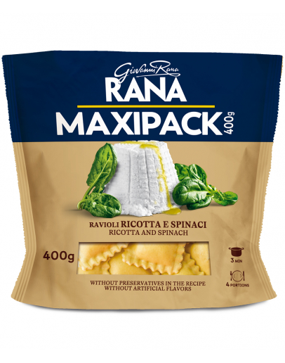 Ravioli s ricottou a špenátom 400g