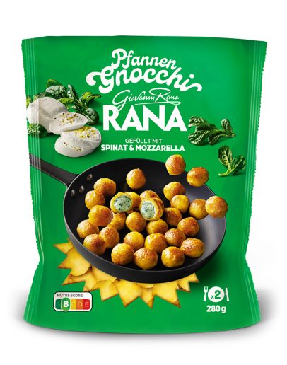 Gnocchi Spinat & Mozzarella 280g