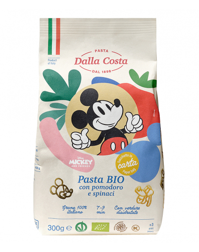 Mickey & Co - Pasta tricolori BIO 300g