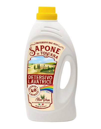 Prací gél na farebné oblečenie s Aloe Vera 1,85L, 40PD, Sapone di Toscana Prací gél na farebné oblečenie s Aloe Vera 1,85L, 40PD, Sapone di Toscana