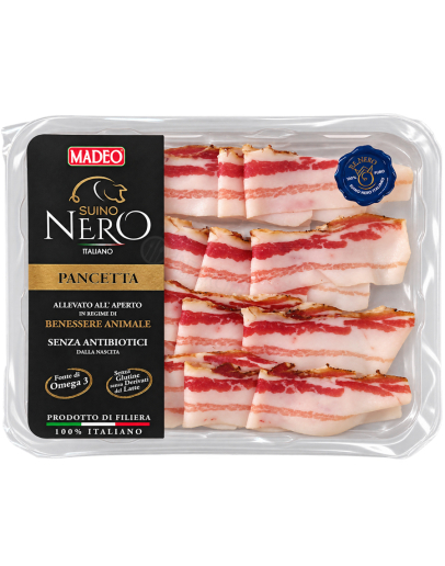 Pancetta z čierneho ošípaného 80g Madeo