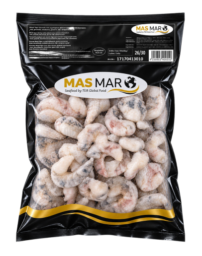 Krevety Black Tiger, veľkosť 26/30  750g MAS MAR