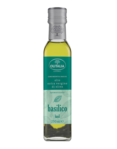 Olio di oliva Extra vergine al Basilico 250ml