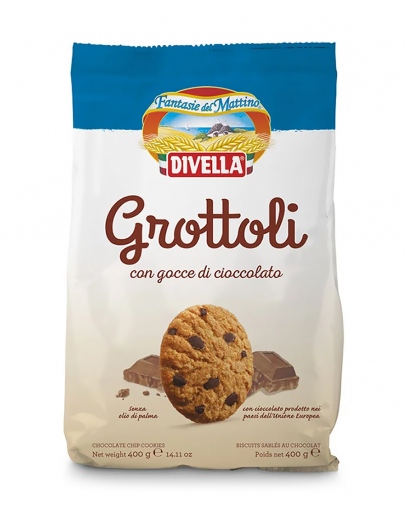 Grottoli s čokoládovými kvapkami 400g