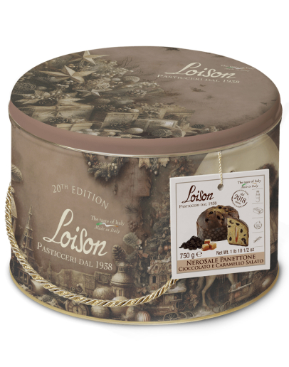 Panettone NeroSale 750g LATTA Panettone NeroSale 750g LATTA