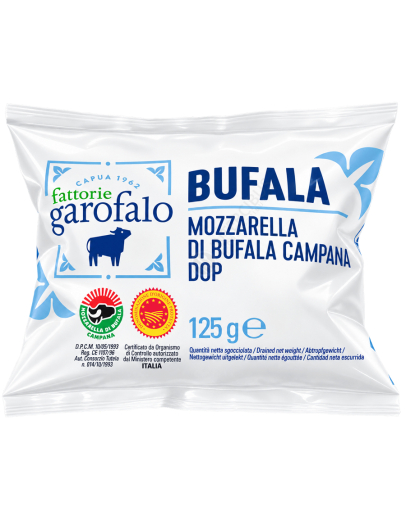 Mozzarella di Bufala Campana DOP 125g Garofalo Mozzarella di Bufala Campana DOP 125g Garofalo