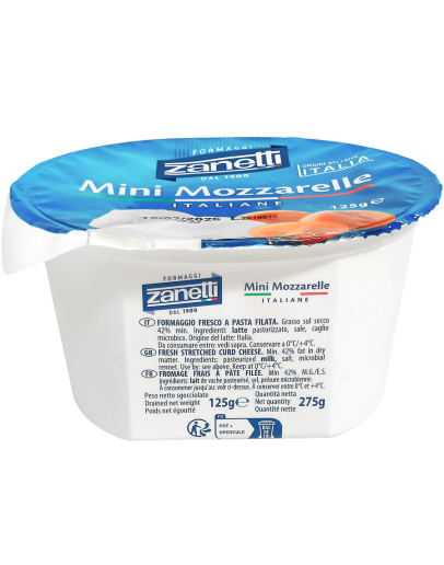 Mini Mozzarella 125g Zanetti