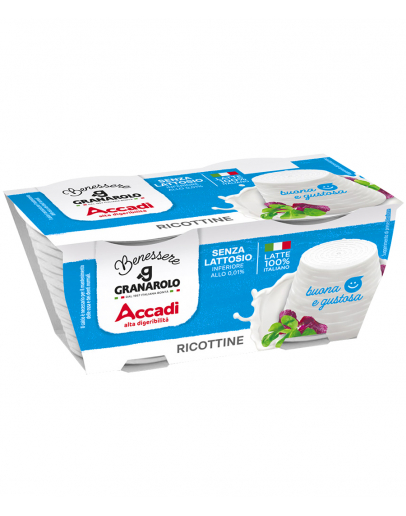 Ricottine senza lattosio 2x100g