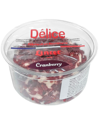 Délice Cranberry 200g Lincet
