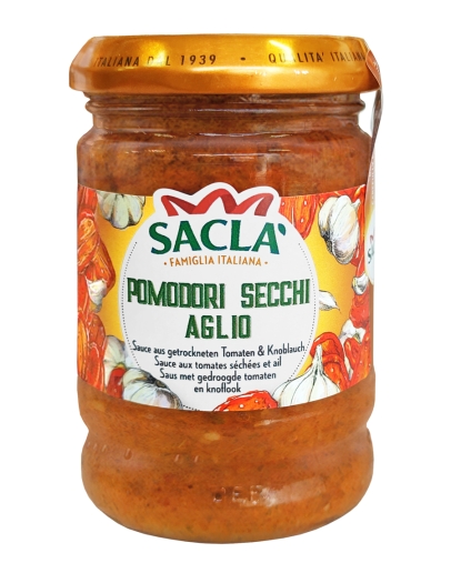 Sugo di pomodori secchi e aglio 190g