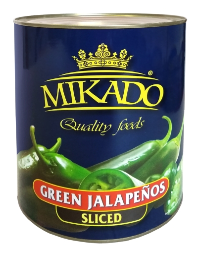 Green Jalapeños sliced 2900g
