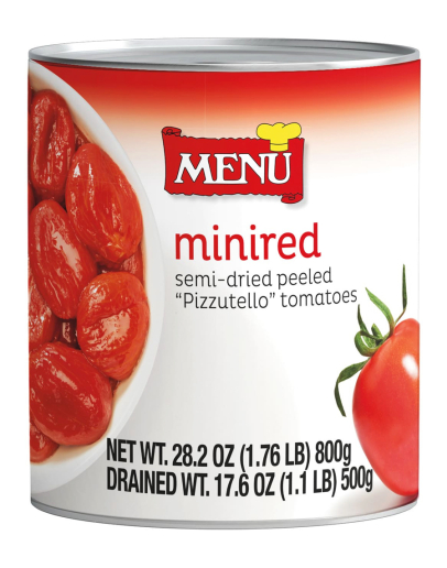 Mini červené paradajky "Pizzutello" 800g MENU