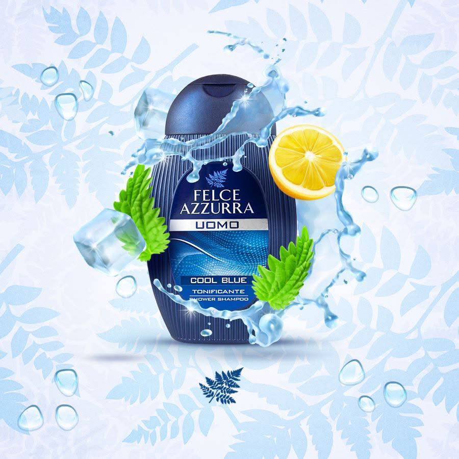 Felce Azzurra Doccia shampoo Uomo Cool Blue